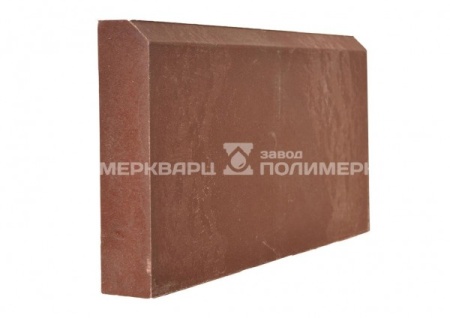 Бордюр тротуарный полимерпесчаный (полимерно песчаный) ПП Универсальный красный, серый, шоколадный (500*200*40)